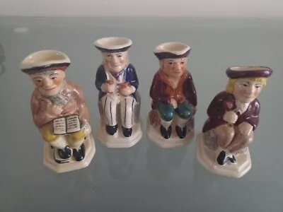 Buy Set Of 4 Wood Potters Of Burslem Miniature Toby Jugs • 9.99£
