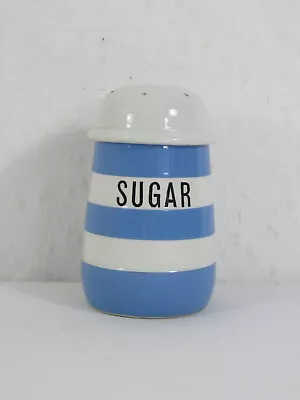 Buy Vintage T G Green Cornish Kitchen Ware Blue & White Ceramic Sugar Sifter Shaker • 30£