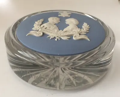 Buy Paperweight Wedgwood Glass/jasper Wear Royal Wedding July 1981 Charles And Diana • 11.99£