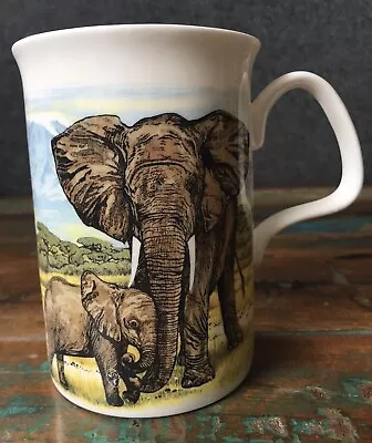 Buy Roy Kirkham ‘Endangered Species Of The World’ English Bone China Elephant Mug • 9.99£