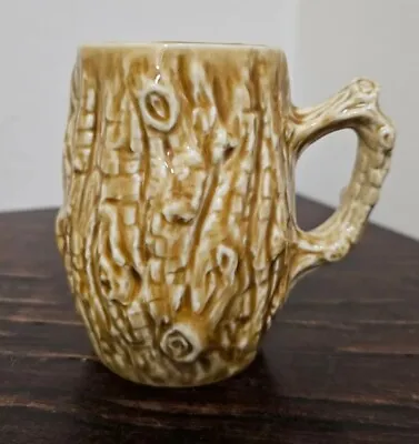 Buy Wade England Pottery Brown Beige Tree Bark Ceramic Coffee Tea Mug 1970s Novelty • 12.95£
