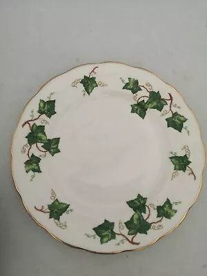 Buy Colclough Ridgway Potteries Bone China Vintage Side Dessert Plate Ivy Leaves #JR • 2.99£