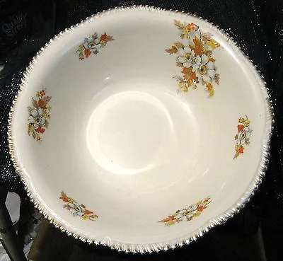 Buy Wood & Sons Fruit Bowl Marked 2 63 Floral Pattern Approx 10 Ins Wide 3ins Tall • 9.99£
