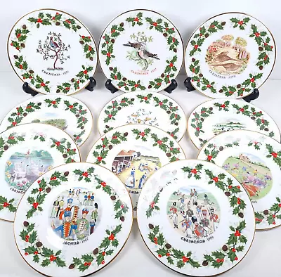 Buy Royal Grafton 12 Days Of Christmas Collectors Plates 11 Of 12 Bone China England • 48.99£