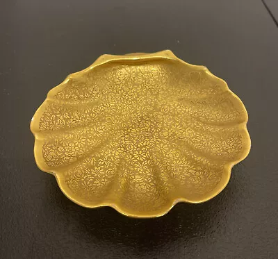 Buy RARE Vintage Osborne China Hand Painted 22k Gold Floral Trinket Dish, Candy Dish • 23.70£