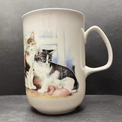Buy Vintage Rose Of England Cats In Window Fine Bone China Mug Made In England • 19.95£
