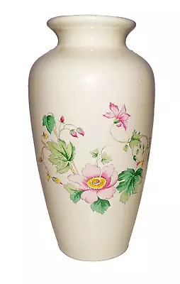 Buy Poole Pottery Calypso Wild Rose Pattern 8” Vase 20cm Dia • 9.55£