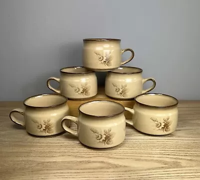 Buy Denby Memories Stoneware Tea / Coffee Cups X 6 - Vintage - Made In England • 10.99£