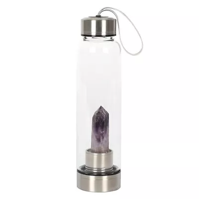 Buy Crystal Glass Water Bottle With Cover • 19.99£