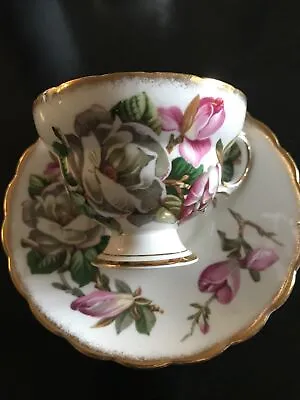 Buy Royal Standard Orleans Rose Tea Cup And Saucer Fine Bone China - Nice CONDITION • 9.49£