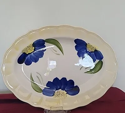 Buy Vintage Corona Majolican Floral Hand Painted Small Platter Japan • 9.61£