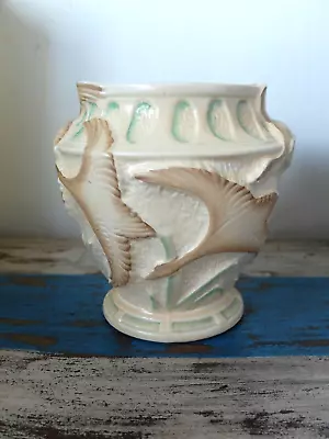Buy Art Deco 1940s Burleigh Ware Flying Geese Vase/ Planter • 26.30£