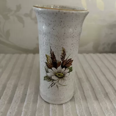 Buy Kernewek Pottery Cornwall Tall Flower Tube Vase Daisy Pattern • 3.50£