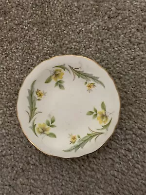 Buy Royal Grafton Fine Bone China Small Plate With Yellow Flowers • 4.99£