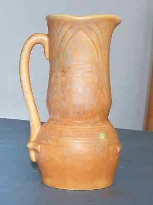Buy Vintage Beswick Ware Art Deco 1930's Orange Mottled Glaze Pottery Jug • 14.99£