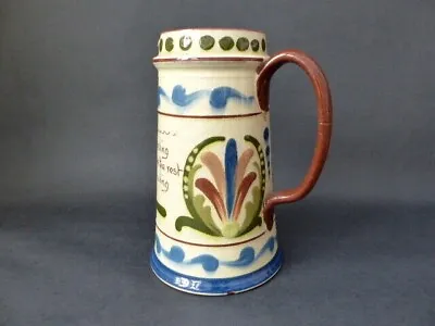 Buy Early 20th C Aller Vale Pottery -Large Motto Ware Jug • 29.99£