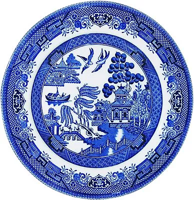 Buy Churchill China Blue Willow Mint Plate, Salad Bowl, Tea Cup Saucer, Jug • 6.99£
