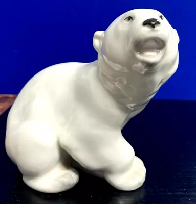Buy Vintage Lomonosov Porcelain Bear Made In The Ussr 4.5  • 9.99£