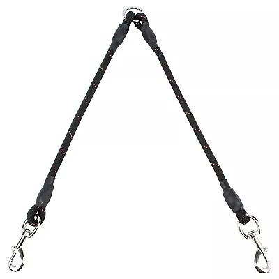 Buy Twin Dog Lead Attachment 2 Way Splitter Walk Two Dogs Strong Double Extender • 5.97£