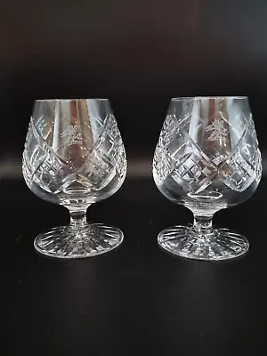 Buy Beautiful Vintage Pair Of Edinburgh Crystal Brandy Glasses • 29.99£