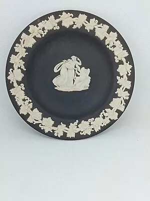 Buy WEDGWOOD Black Jasperware Cupid Ashtray Trinket Dish Pin Tray • 9.99£