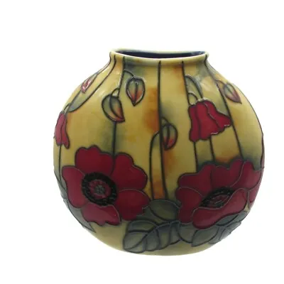Buy Old Tupton Ware 6 Inch Vase Yellow Poppy Design REF 1659 Gift For Any Occasion • 36.99£