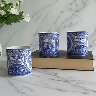Buy 3x Spode Blue Room Collection Mugs ‘Zodiac Series’ Made In England Perfect • 55£