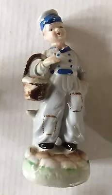 Buy Vintage Dutch Boy Figurine Occupied Japan Porcelain 6” Flaw • 11.10£
