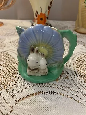 Buy Vintage Hornsea Pottery Small Jug With Rabbit Decoration • 6£