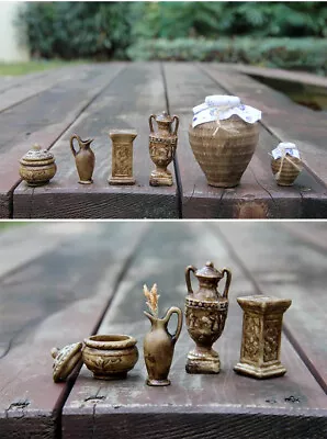 Buy 1:6TH Scale Handmade Dolls House Miniature Vintage Vase Pottery Jar Victoria • 3.59£