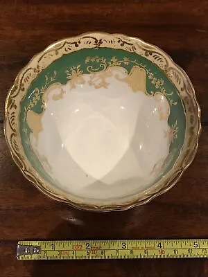 Buy Vintage  Rockingham  Bishop China Gilded Sugar Bowl VGC • 5£