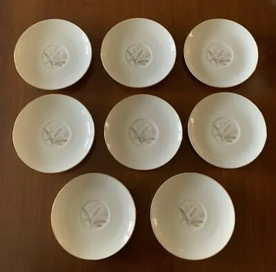 Buy Set Of 8 - Vintage Kaysons Fine China Golden Rhapsody Saucer Plates 5 3/4  • 13.41£