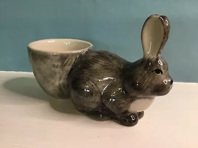 Buy Quail Pottery Ceramics Grey Rabbit Egg Cup • 9.99£