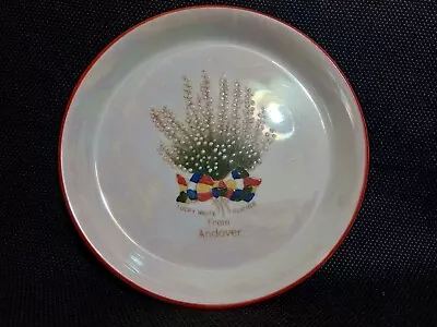 Buy Crested China - ANDOVER Lucky White Heather - Trinket Dish In Lustre - Arcadian • 5.50£