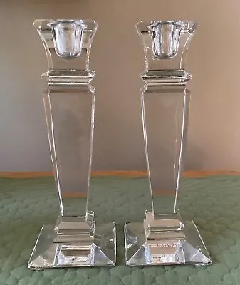 Buy Galway Irish Crystal Candlestick Candle Holders Pair 8.25” Tall • 30.84£