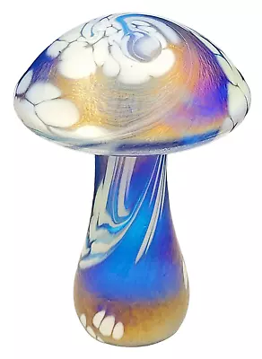 Buy Neo Art Glass Handmade Glass Mushroom Paperweights Ornament Colour Choice • 29.99£