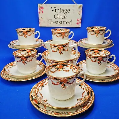Buy Antique OSBORNE CHINA * 20 Piece IMARI Tea Service For 6 * Pattern 842 C1910 VGC • 48.75£