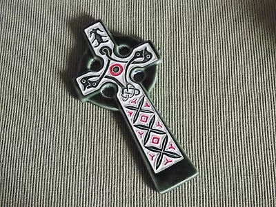 Buy Clara Crafts Pottery Galway, Ireland - Porcelain Wall Display CELTIC CROSS • 5£