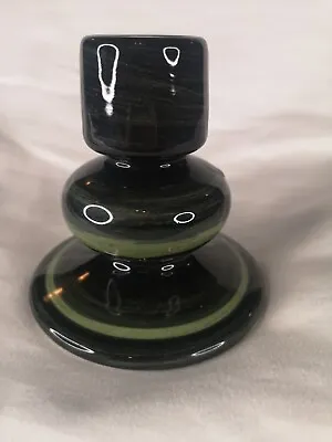 Buy Jersey Pottery Green Glazed Handmade Thrown Candlestick Holder VGC (#P) • 12.99£