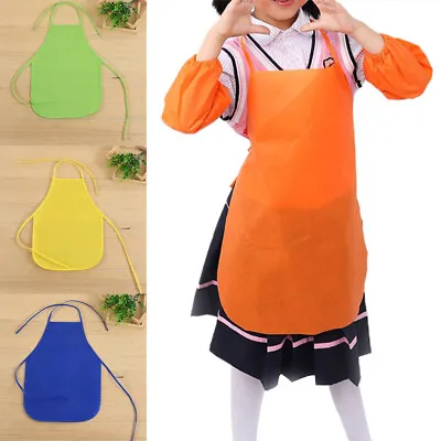 Buy Kids Children Apron Anti-Fouling Art Smock Painting Pottery School Play Supply • 3.07£