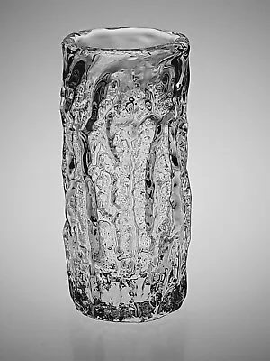 Buy Whitefriars Glass Pat No 9691 Textured 9  Flint Bark Vase Geoffrey Baxter • 200£