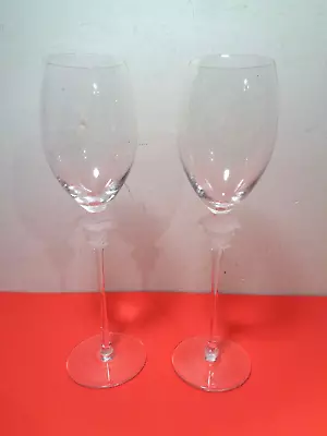 Buy Lot Of 2 Versace Medusa By Rosenthal White Wine Glasses (10.5 ) • 241.11£