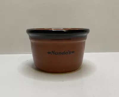 Buy Nandos Sauce Pot Brown Nandos Stoneware Dipping Sharing Pot Fakeaway Party • 7.98£