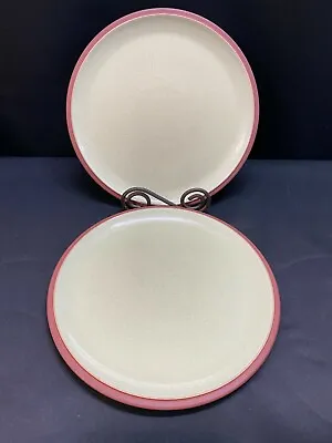 Buy Denby  JUICE  England ~ Apple Green & Brown ~ Set Of 2 ~ Dinner Plates ~ 10 3/4  • 18.91£