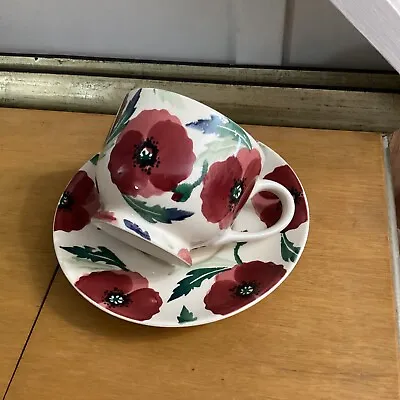 Buy Rare Emma Bridgewater Large Early Poppy Cup And Saucer  • 84.99£