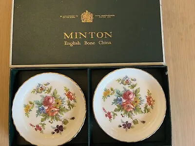 Buy MINTON MARLOW        Gold Edge Pair Of Coasters • 15£