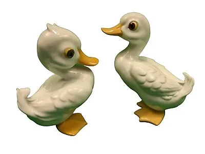Buy 2 X Vintage Royal Osborne Bone China Ducks #1416 & TMR-4385 Clean, No Damage • 16.99£