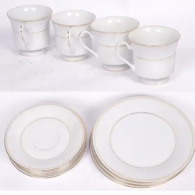 Buy Set Of 4 Crown Ming Fine China Jian Shiang Cups And Saucers And Side Plates • 47.49£