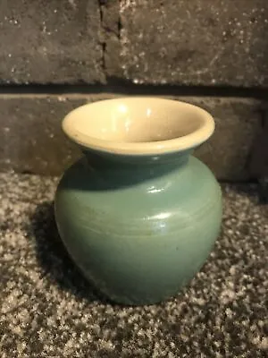 Buy BUCHAN PORTOBELLO Scotland Green Blue Teal Vase Bb15a • 10£