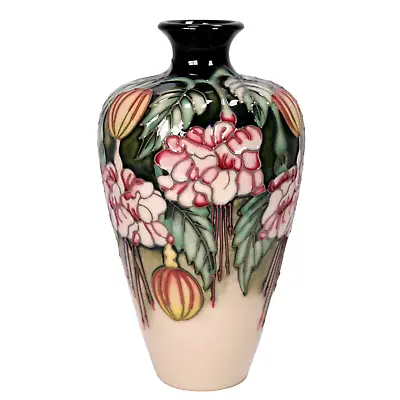 Buy Moorcroft Pottery Vase Fuchsia Pattern By Kerry Godwin Circa 2001 • 220£